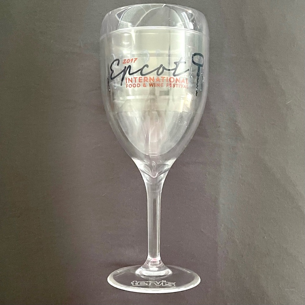 Disney Epcot International Food and Wine Festival 2017 Tervis Wine Glass!